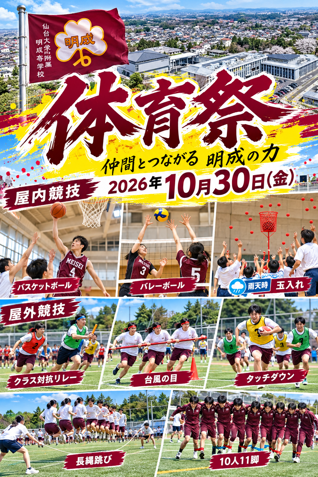 10/30体育祭～咲かせよう友情の花～